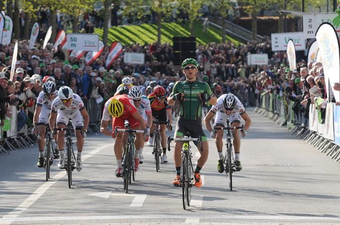 Brian Coquard (Europcar) wins the Route Ad&eacute;lie