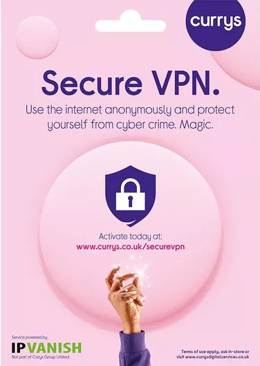 Currys Secure VPN – promo image