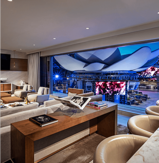 A dining experience at the Palms Resort Casino elevated by Crestron technology.