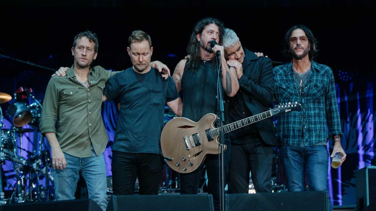 Foo Fighters at the Taylor Hawkins Tribute Show in London