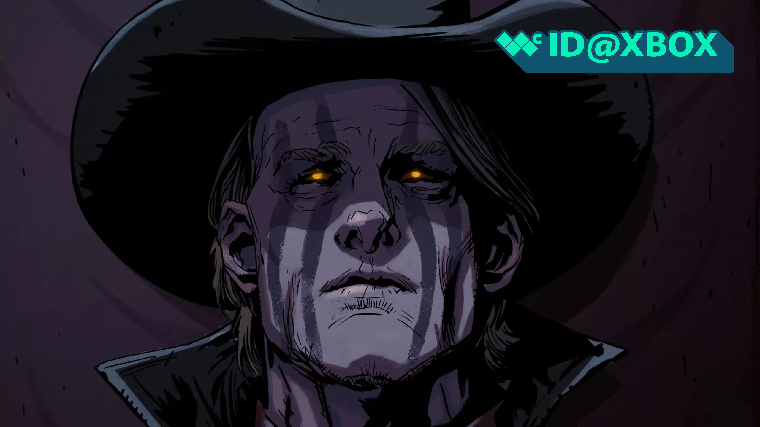 Screenshot of the Undead Gunslinger from Blood West with WC ID@Xbox logo in top right.