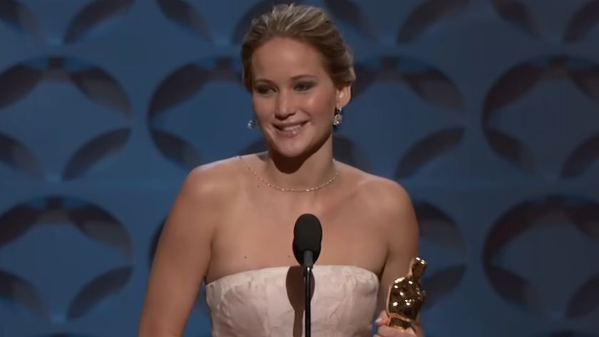 Jennifer Lawrence gives her Best Actress speech at the 85th Academy Awards.