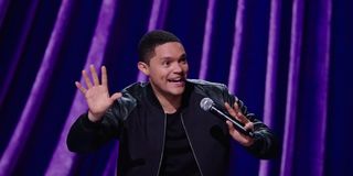 Trevor Noah in his comedy special, Afraid of the Dark, on Netflix.