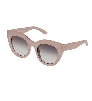 Le Specs Beige Cat-Eye-Sonnenbrille