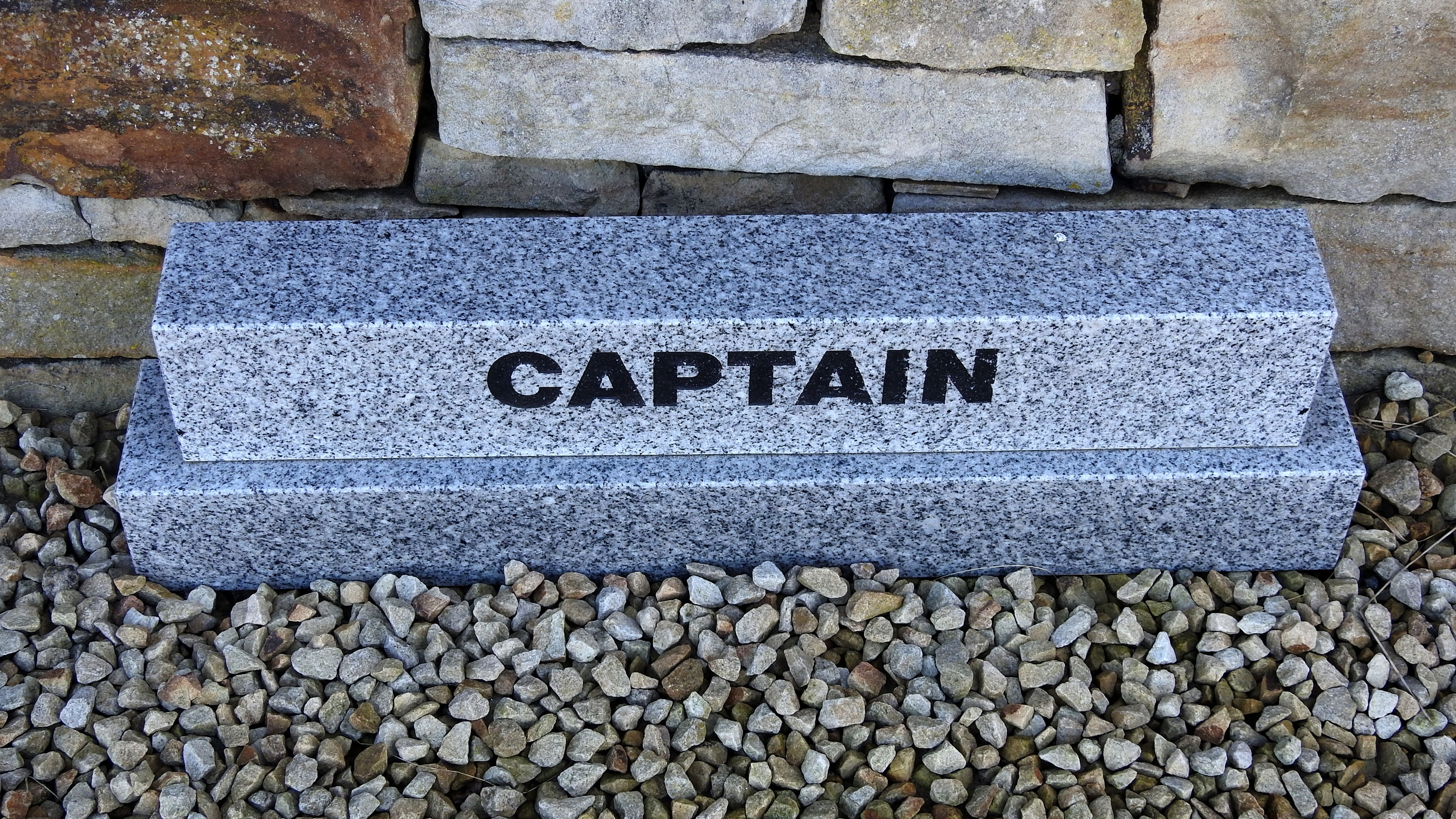 The captain&#039;s parking space
