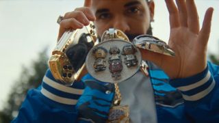 Drake with a gold PSP