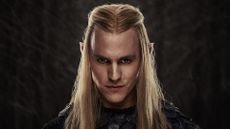 A screenshot of Sauron disguised as Annatar in The Rings of Power season 2