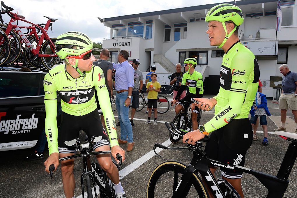 Trek-Segafredo's Bauke Mollema and Jasper Stuyven