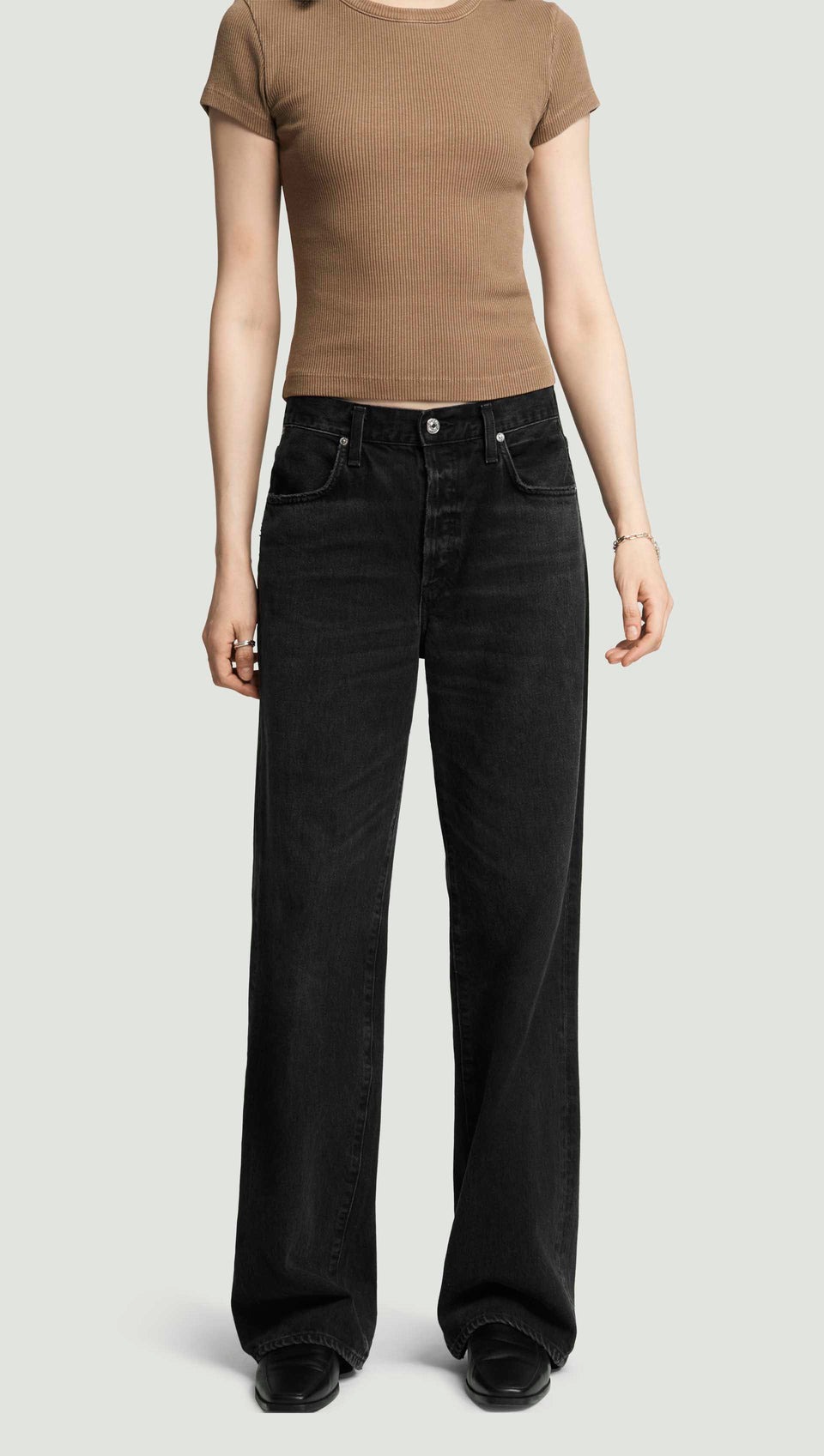 Argent, Annina Straight Leg in Regenerative Cotton | Raine