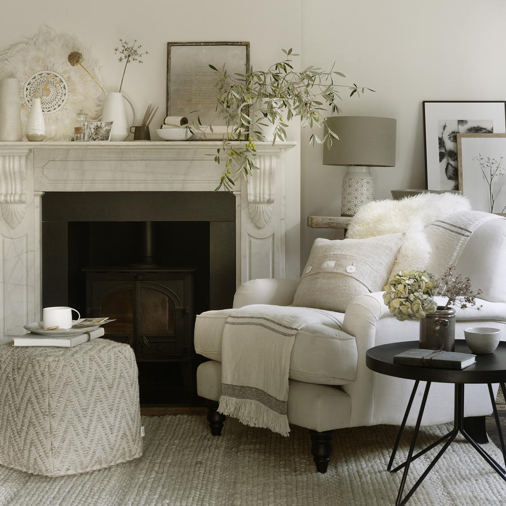 room with blanket and rug