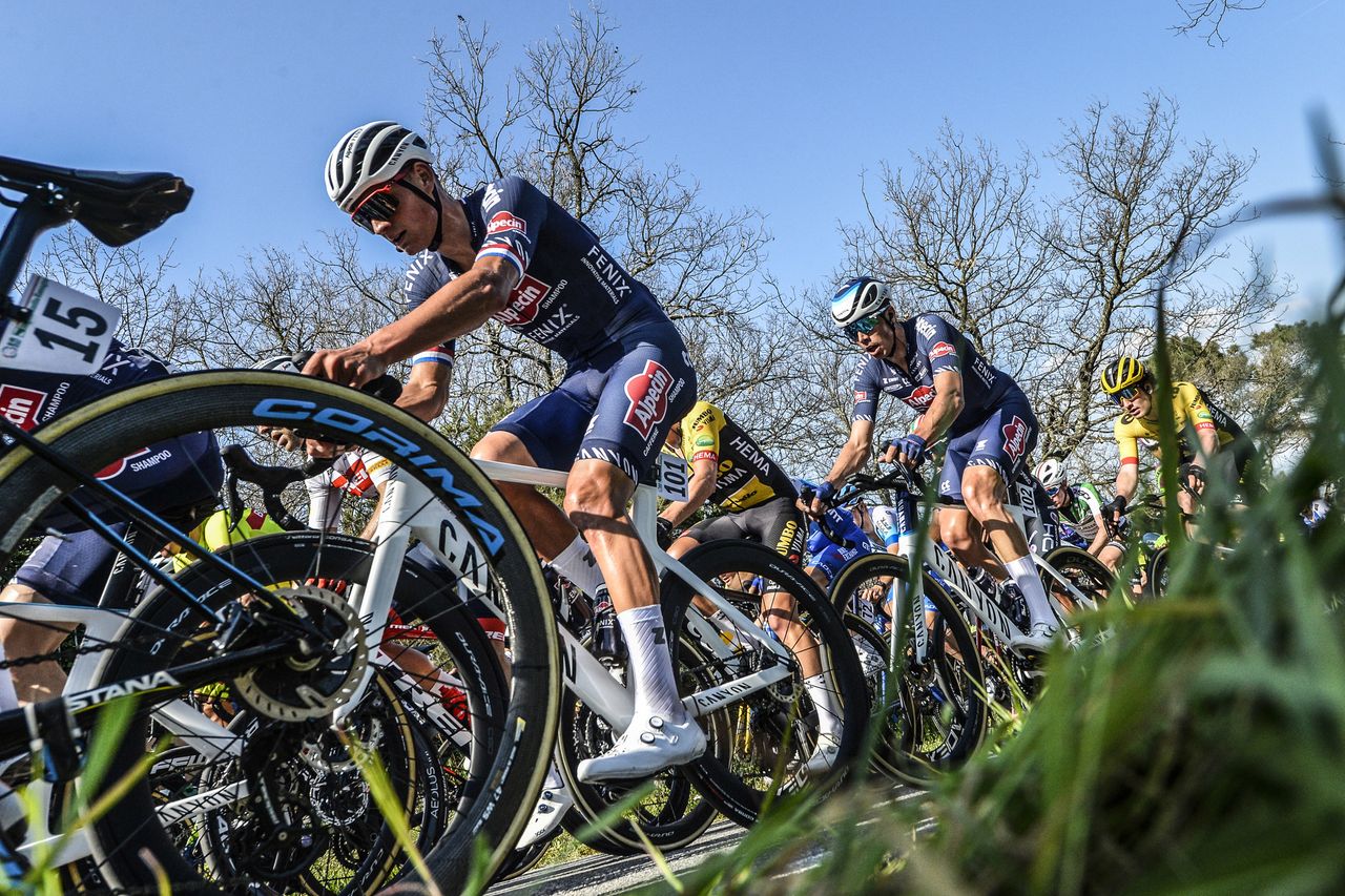 Settimana Internazionale Coppi e Bartali 2022 37th Edition 5th stage Casalguidi Cantagrillo 160 km 26032022 Mathieu Van Der Poel NED Alpecin Fenix Faizan photo Tommaso PelagalliSprintCyclingAgency2022