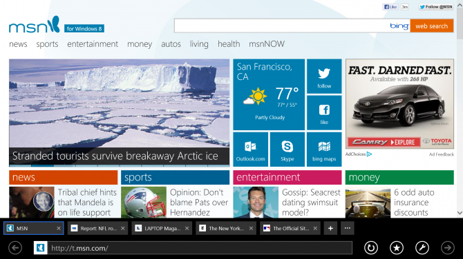 How to Keep Your Tabs, Address Bar Visible in IE 11 | Laptop Mag
