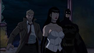 Batman, John Constantine and Zatanna in Justice League Dark animated movie
