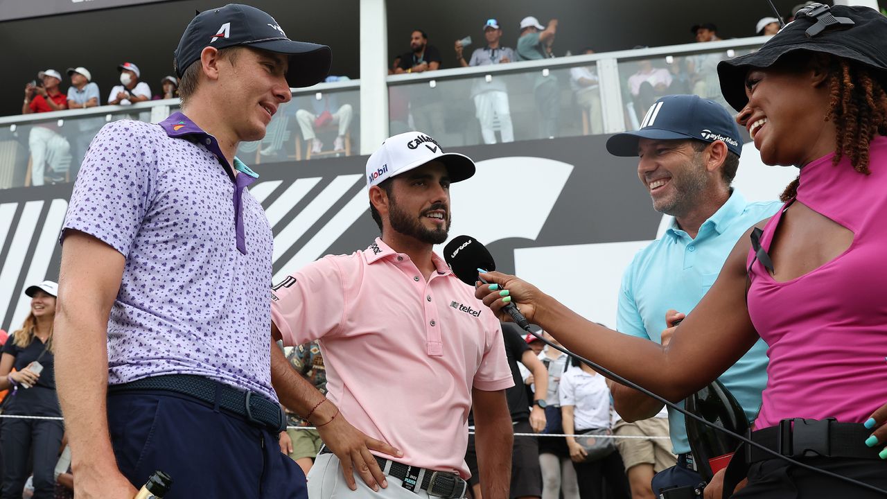 Troy Mullins interviews Carlos Ortiz, Abraham Ancer and Sergio Garcia