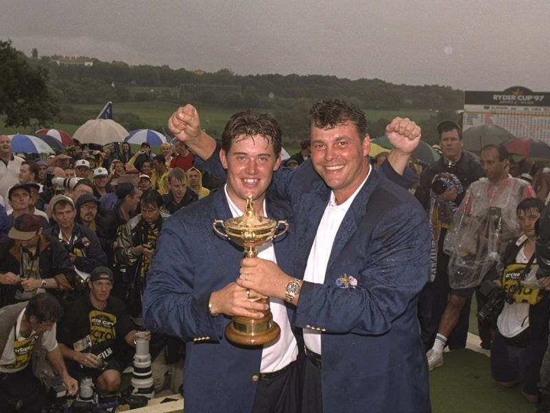 Darren Clarke and Lee Westwood Valderrama 1997