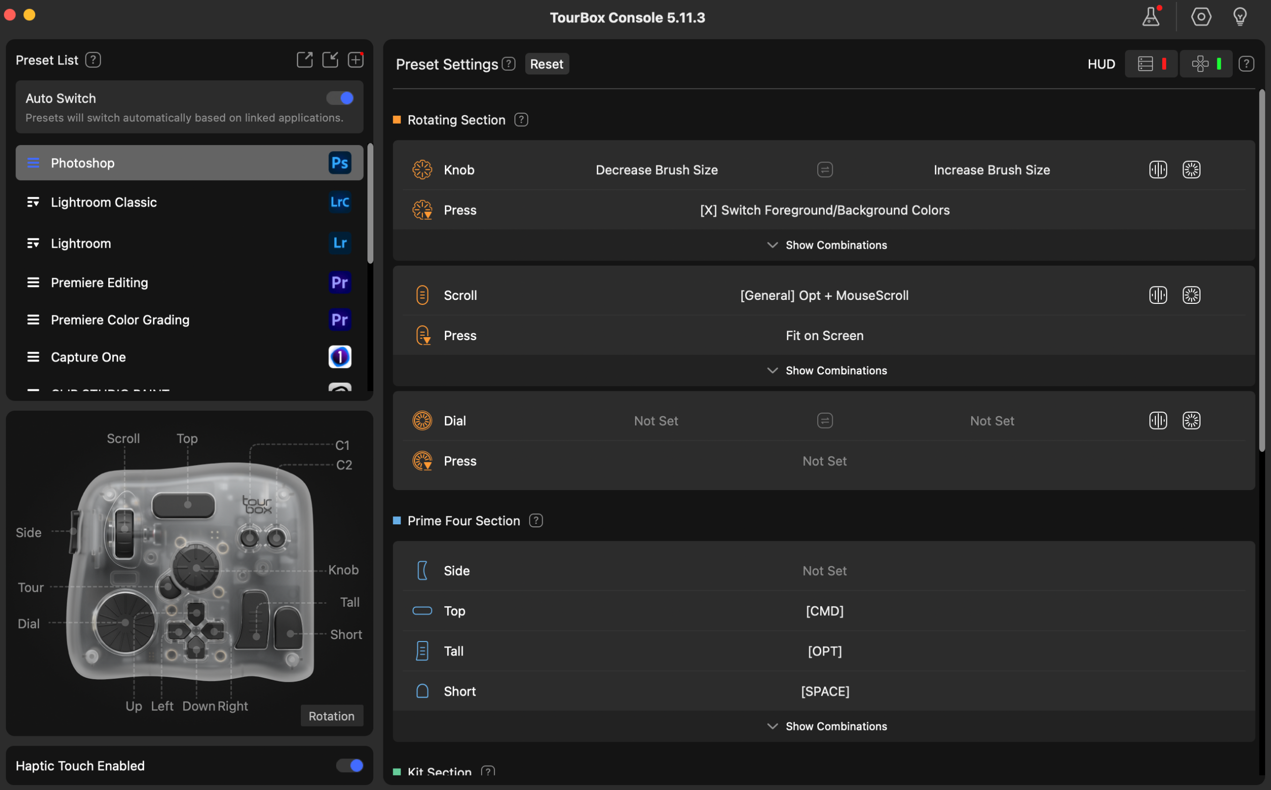 TourBox Elite Plus