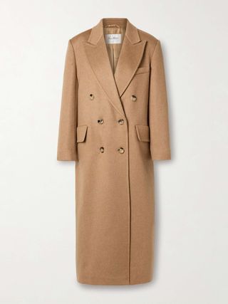 Fungo Double-Breasted Camel Hair Coat