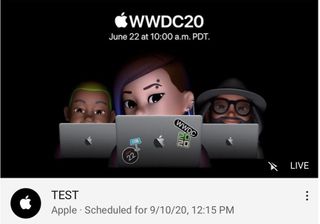 Apple Stream Test