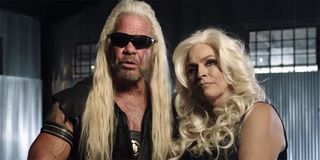 Dog the Bounty Hunter Duane Dog Chapman and Beth Chapman in Dog's Most Wanted promo for WGN America