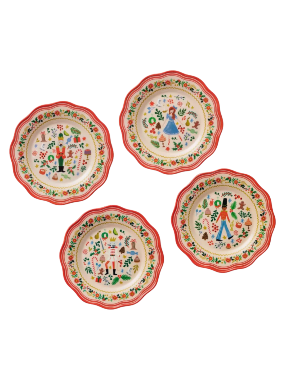 Melamine Assorted Dessert Plates