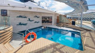 MSC Cruise yacht club pool