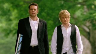 Vince Vaughn with painting and Owen Wilson Wedding Crashers