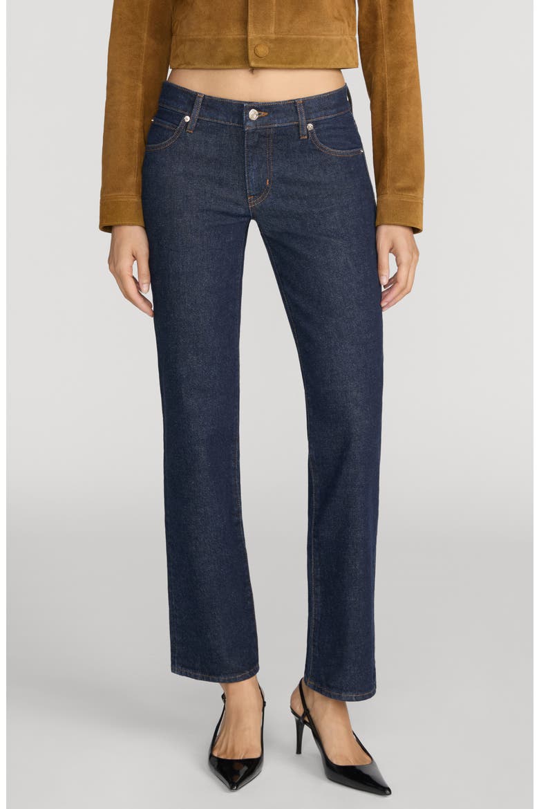The Cigarette Crop Straight Leg Jeans