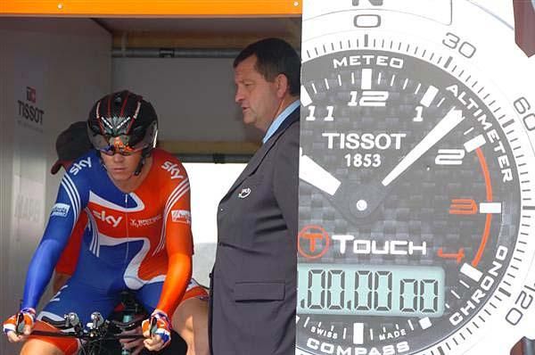 Christopher Froome (Great Britain) at the start.