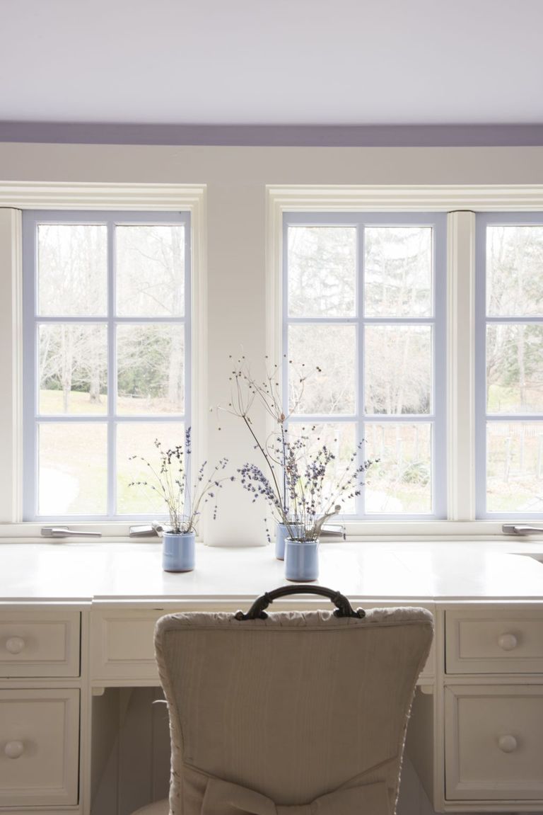 Looking for a quick paint idea? Paint your window frames