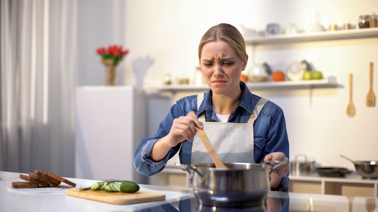 Gross cooking.