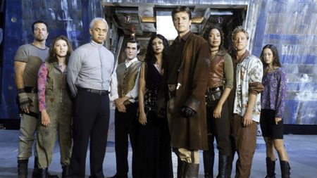 The main cast of Firefly