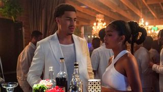 Marcus Scribner and Yara Shahidi in Freeform's 'grown-ish'