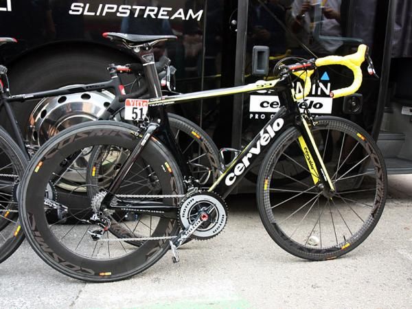Tour de France tech: Hushovd's yellow Cervélo S5 | Cyclingnews