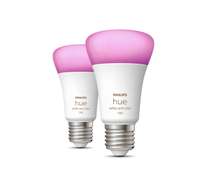 A60 - E27 smart bulb - 1100 (2 pack):&nbsp;was £94.99, now £66.49 at Philips Hue (save £28)