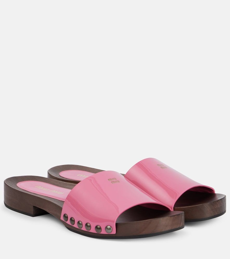 Patent Leather Clogs