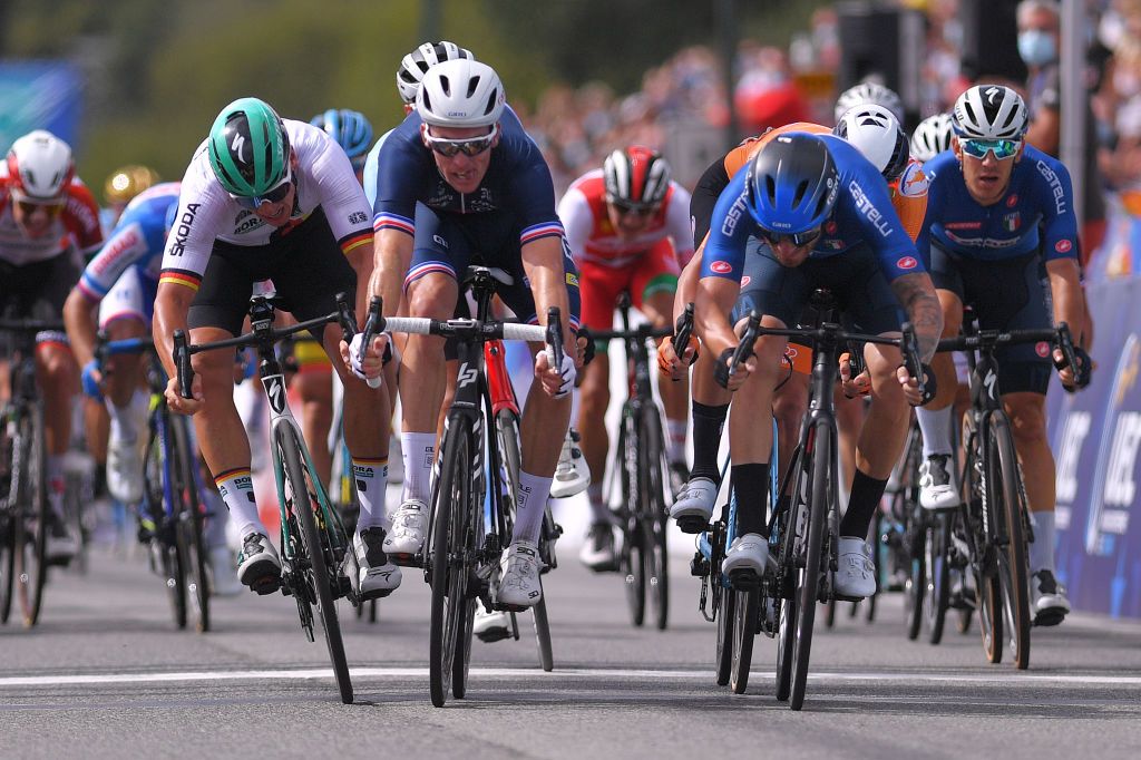Giacomo Nizzolo (Italy) wins the elite men's road race UEC European Championships