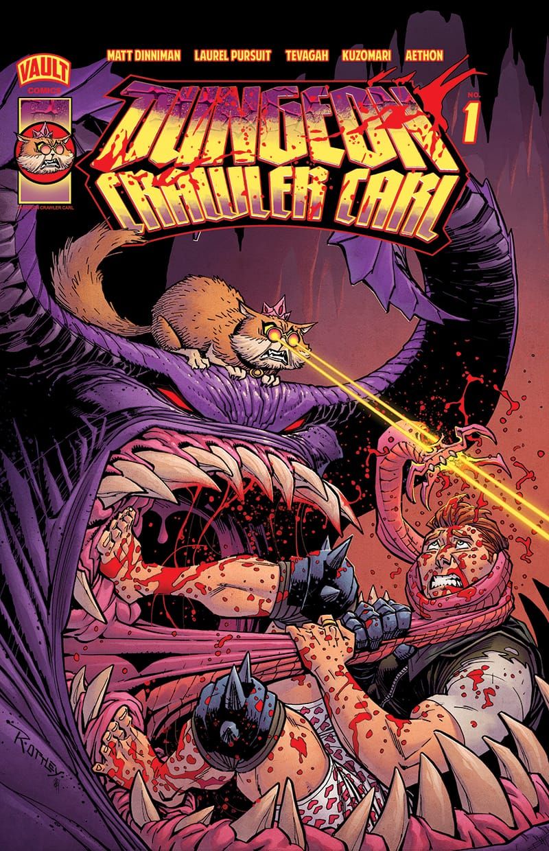 Capa da história em quadrinhos Dungeon Crawler Carl