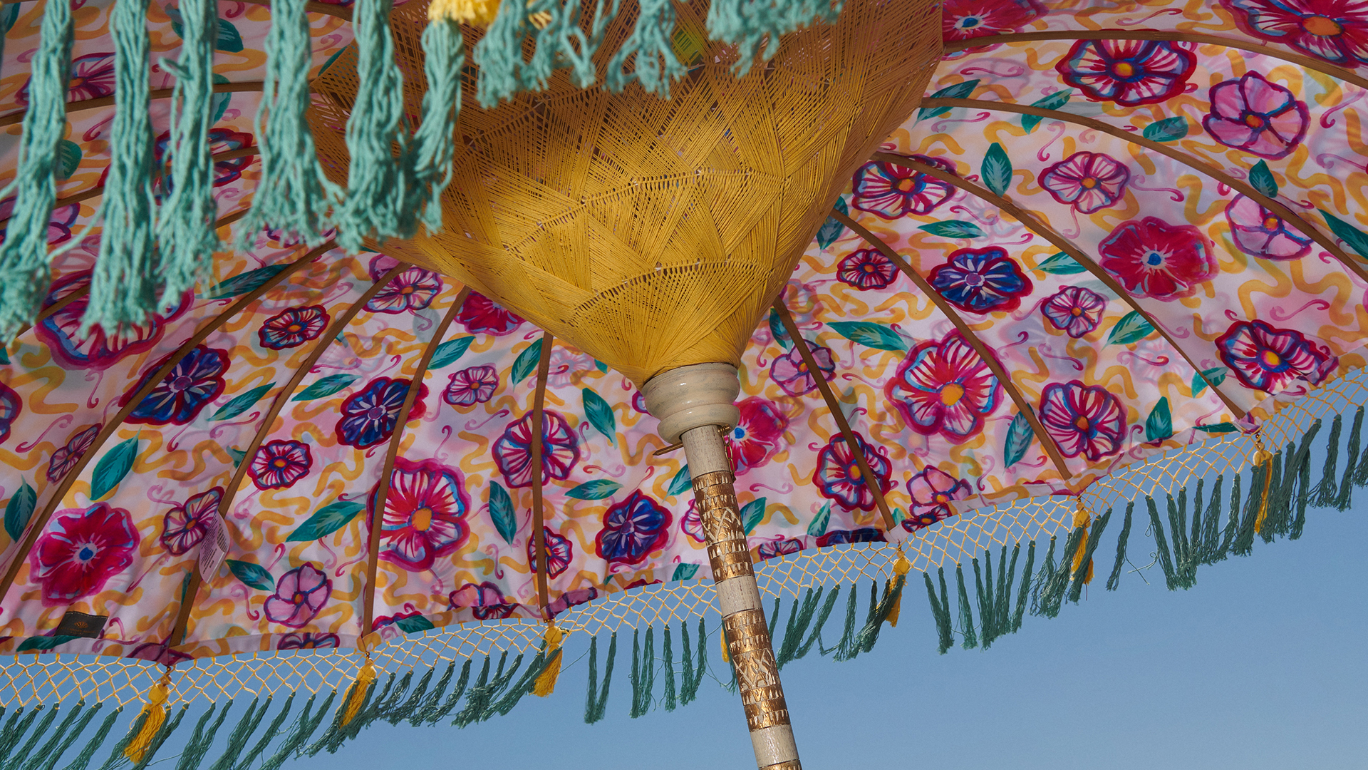 Floral parasol
