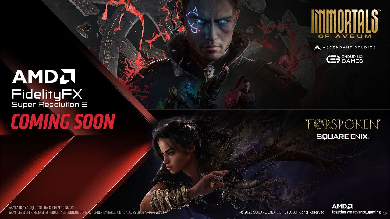 AMD RX 7800 XT 7700 XT Gamescom materials