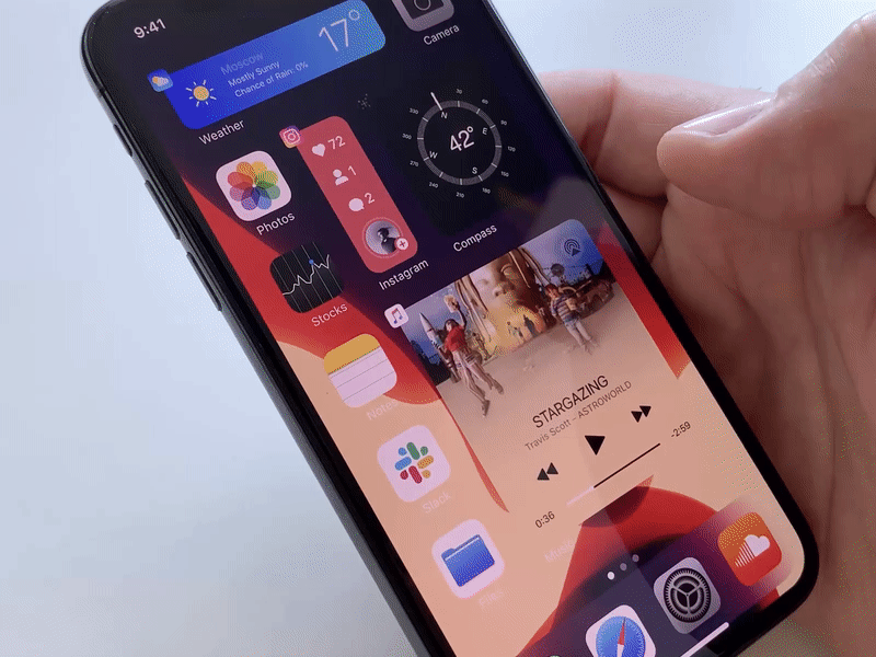 iOS 14 Widget Concept Video