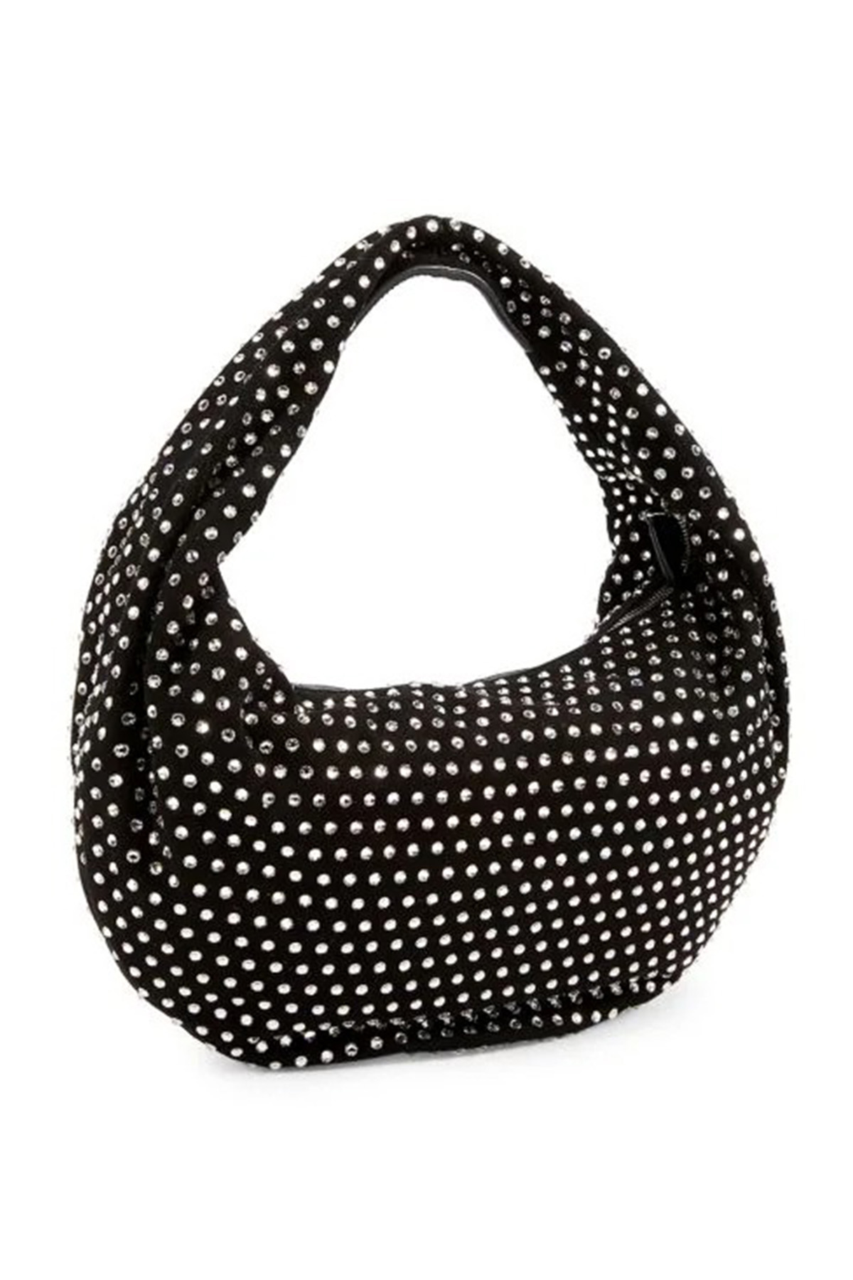 Medium Olivia Embellished Suede Hobo Bag
