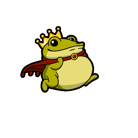 Croak, animated cartoon frogs