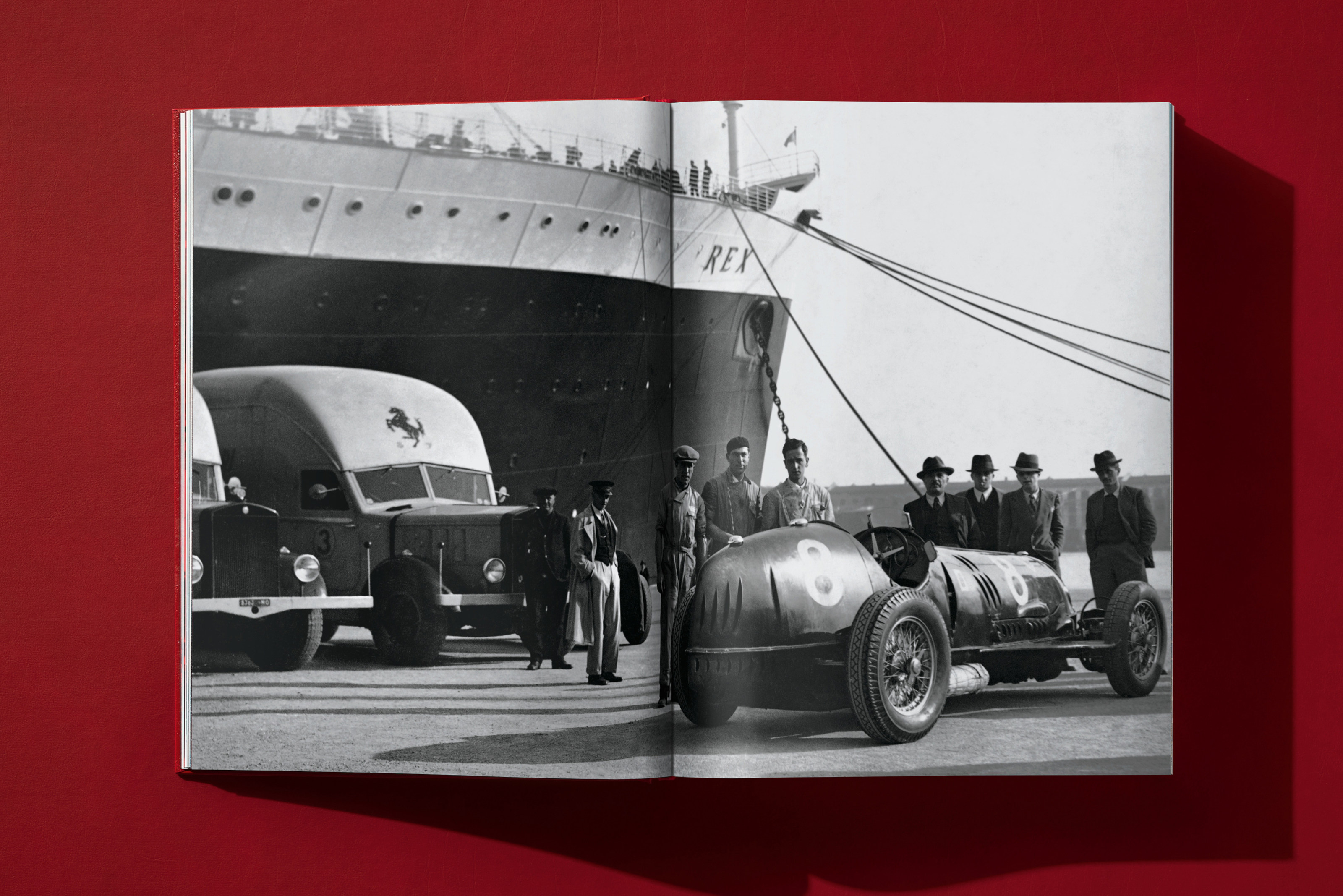 A spread from Ferrari