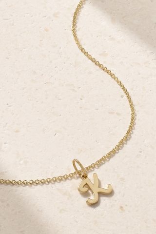 Pure Initial 14-Karat Gold Necklace