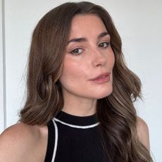 A selfie of beauty editor Eleanor Vousden wearing winged liner