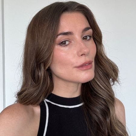 A selfie of beauty editor Eleanor Vousden wearing winged liner