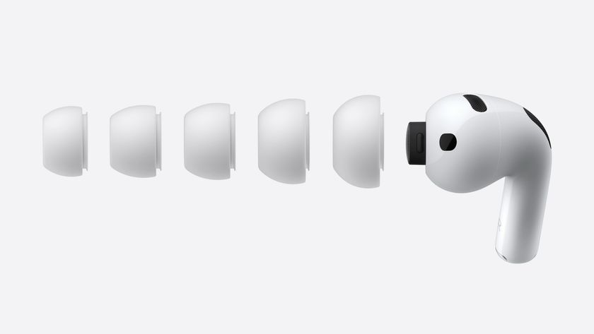 The Apple AirPods Pro 3 with their five different ear tip options