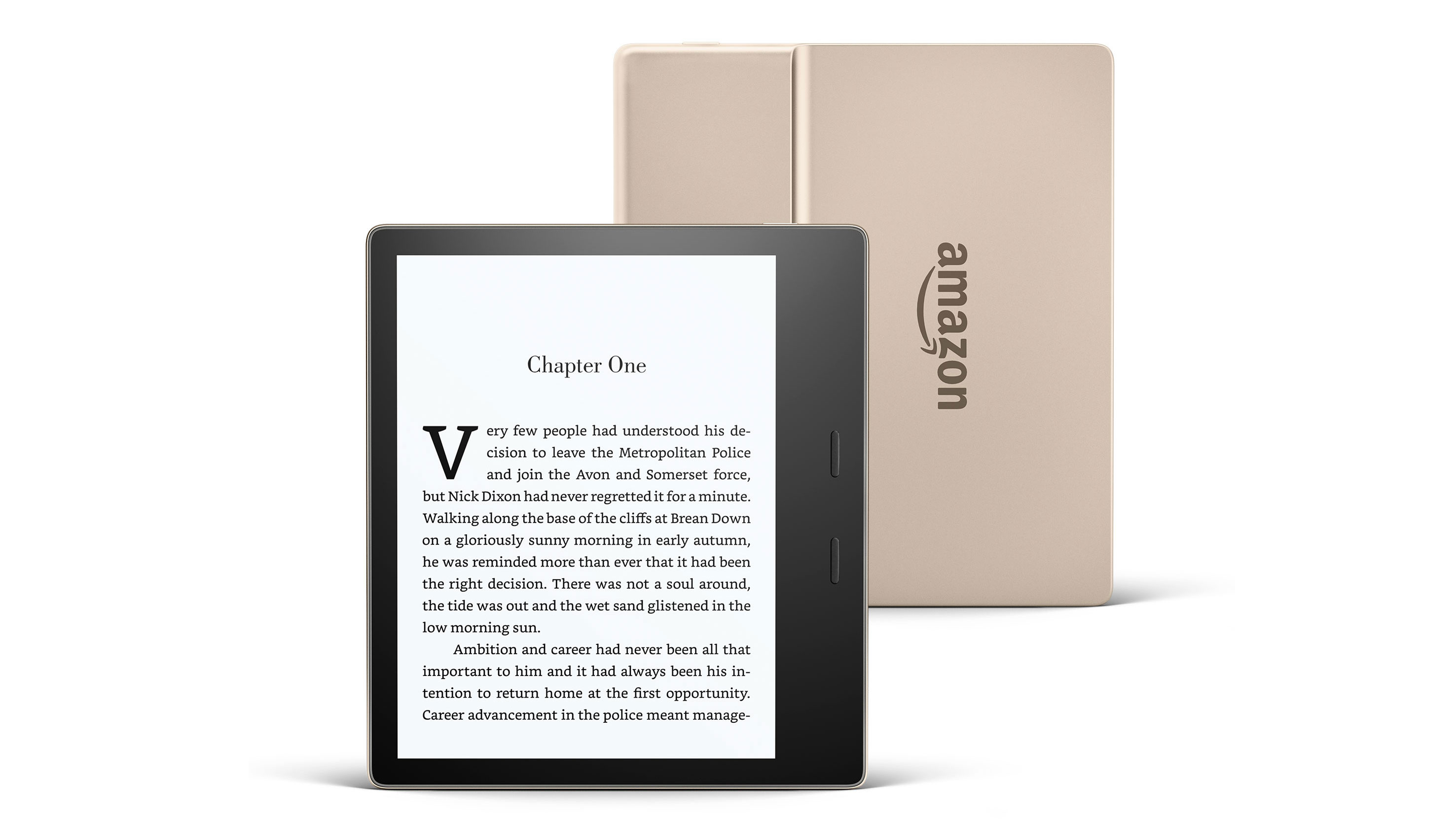 Champagne Gold Kindle Oasis provides added glam to Amazon's premium ...