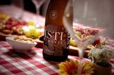 Asti Spumantepaired with tagliere antipasti