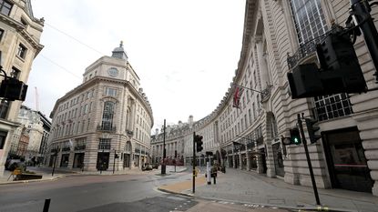 Regent Street during lockdown